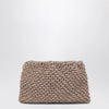 Hibourama Penelope peach jewel bag with crystals