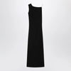 Max Mara Pianoforte Long black cady bustier dress