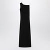 Max Mara Pianoforte Long black cady bustier dress