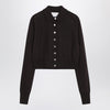 Sportmax Dark brown cardigan in wool