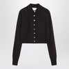Sportmax Dark brown cardigan in wool