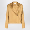 LouLou De Saison Ochre satin Persia blouse