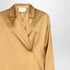 LouLou De Saison Ochre satin Persia blouse