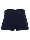 Self-Portrait Bouclé Wool Skort