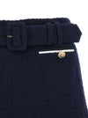 Self-Portrait Bouclé Wool Skort