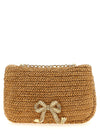 Self-Portrait Self Portrait Raffia Bow Charm Shoulder Bag