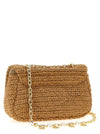 Self-Portrait Self Portrait Raffia Bow Charm Shoulder Bag