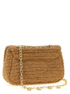 Self-Portrait Raffia Bow Charm Shoulder Bag