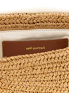 Self-Portrait Raffia Bow Charm Shoulder Bag