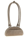 Self-Portrait Self Portrait Suede Mini With Charm Shoulder Bag