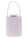 Self-Portrait Self Portrait Lilac Leather Mini Bow Handbag