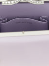 Self-Portrait Self Portrait Lilac Leather Mini Bow Handbag