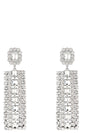 Self-Portrait Multi Crystal Droplet Earrings