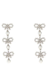 Self-Portrait Self Portrait Micro Bow Pearl Tiered Earrings