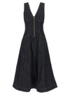 Self-Portrait Indigo Denim Midi Dress