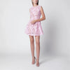 Self-Portrait SELF PORTRAIT Pink lace mini dress with floral details