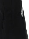 Self-Portrait Black Crêpe Bow Lace Mini Dress