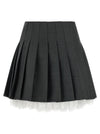 Self-Portrait Pleated Skirt