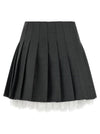 Self-Portrait Pleated Skirt