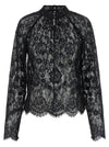 Self-Portrait Black Lace Blouse