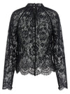 Self-Portrait Black Lace Blouse