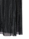 Self-Portrait Black Rhinestone Draped Maxi Dress