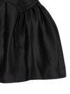 Self-Portrait Black Taffetà Collared Mini Dress