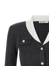 Self-Portrait Ribbed Cardigan
