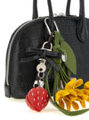 Self-Portrait Croc Leather Mini Toast Handbag