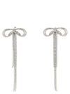Self-Portrait Double Crystal Bow Earrings