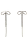 Self-Portrait Double Crystal Bow Earrings