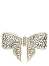 Self-Portrait Crystal Embellished Bow Hair Clip