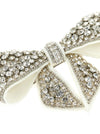 Self-Portrait Crystal Embellished Bow Hair Clip