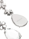 Self-Portrait Crystal Flower Tiered Earrings