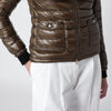 HERNO Military Green Ultralight Nylon Bomber Jacket