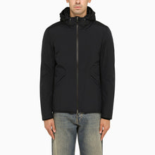  HERNO Blue padded nylon parka