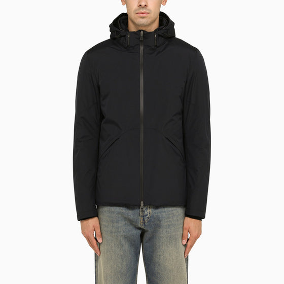 HERNO Blue padded nylon parka