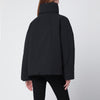 HERNO Black Laminar jacket in Crinkle Metallic