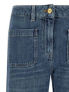 Elisabetta Franchi Logo Embroidery Jeans