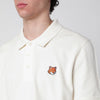 Maison Kitsuné Beige Fox Head Regular-Fit polo shirt