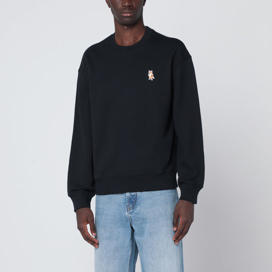 Maison Kitsuné Black cotton sweatshirt