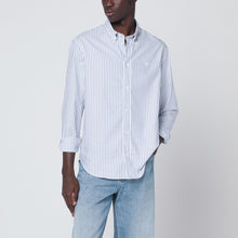  Maison Kitsuné White striped button-down shirt