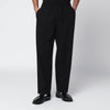 Maison Kitsuné Black cotton trousers