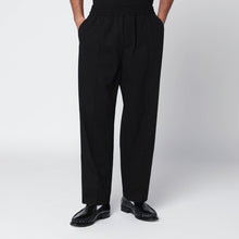  Maison Kitsuné Black cotton trousers