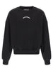 Palm Angels Back Curved Logo Sweatshirt