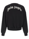 Palm Angels Back Curved Logo Sweatshirt
