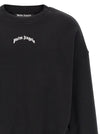 Palm Angels Back Curved Logo Sweatshirt