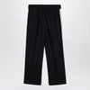 Palm Angels Anthracite grey linen sports trousers