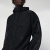 Purple Mountain Observatory Ripstop Mesh zip-up black jacket
