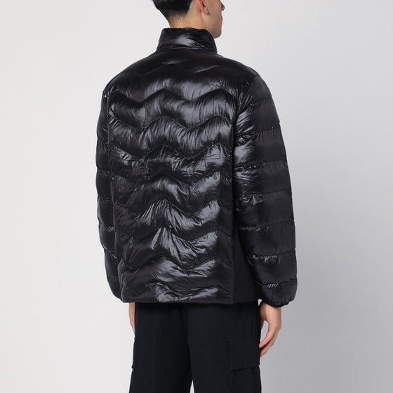 Purple Mountain Observatory Black padded zipped jacket